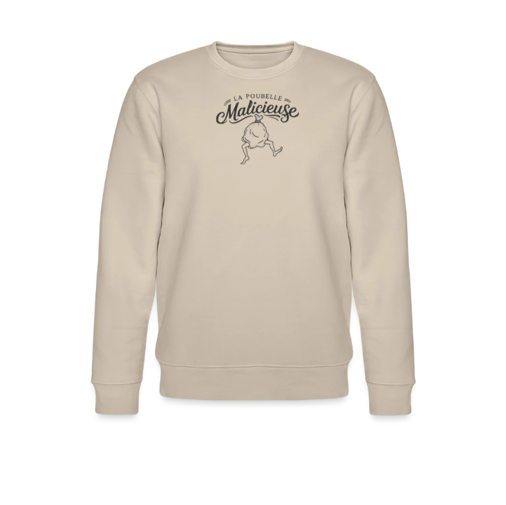 sweat col rond poubelle malicieuse 2