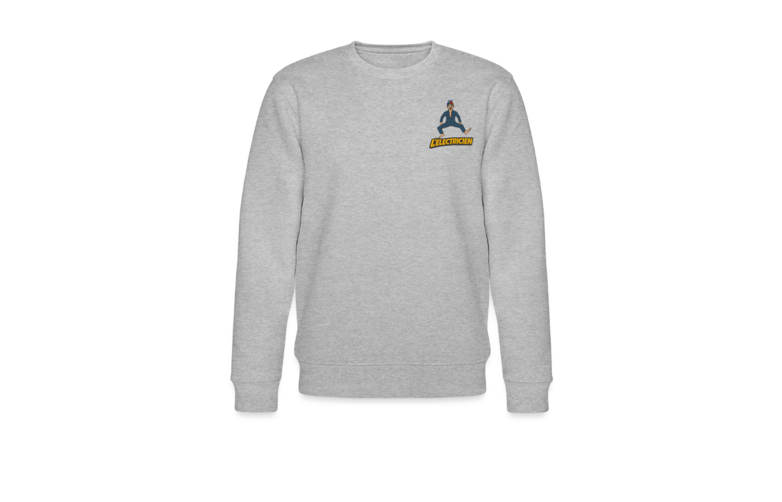 sweat col rond l'électricien