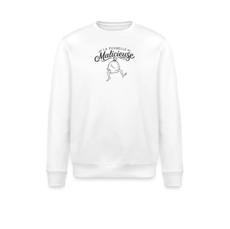 sweat col rond poubelle malicieuse 2