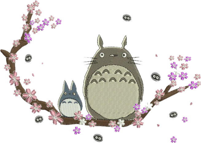 sweat col rond totoro