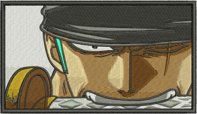 T-SHIRT SIMPLE zoro face cadre
